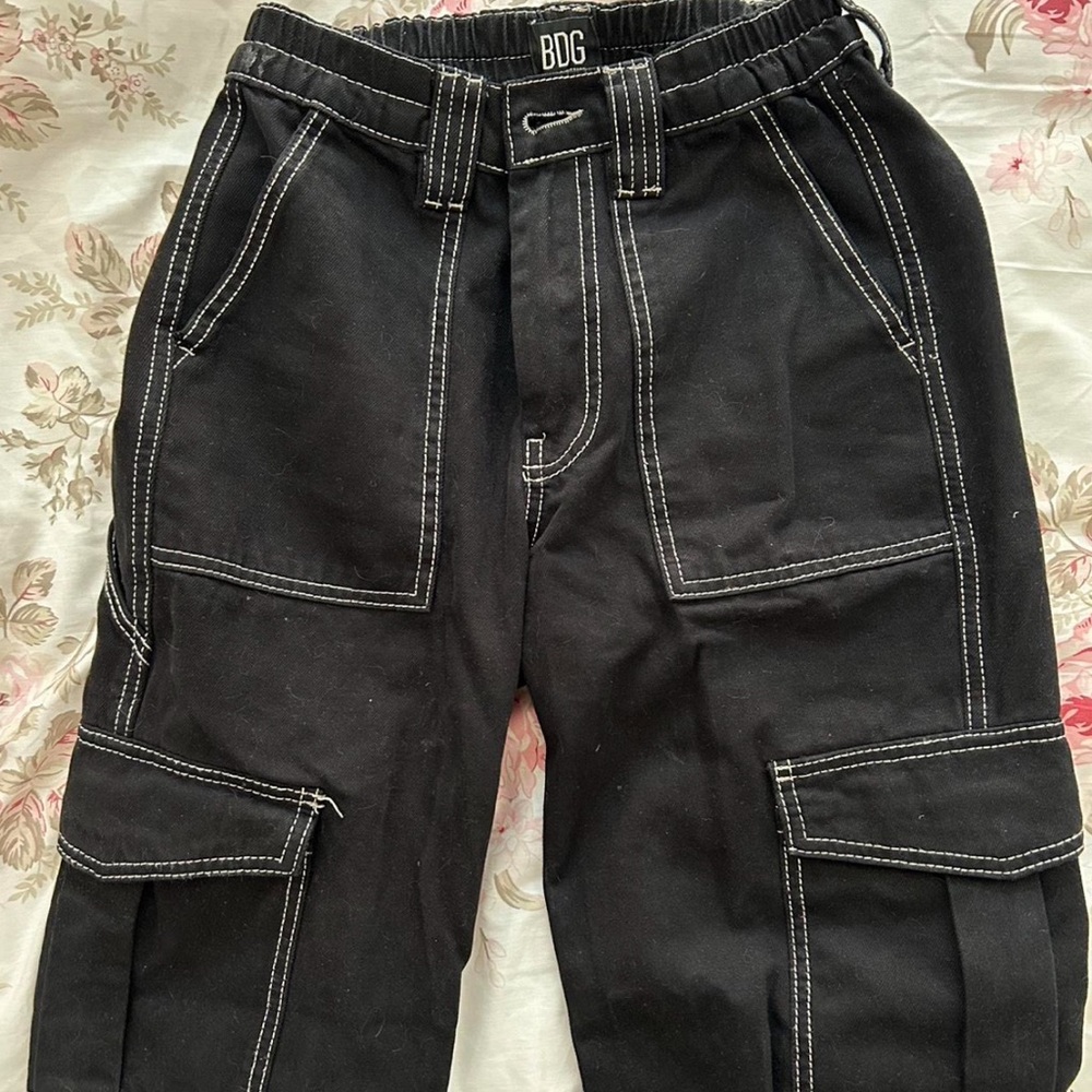 BDG Black Cargo Pants